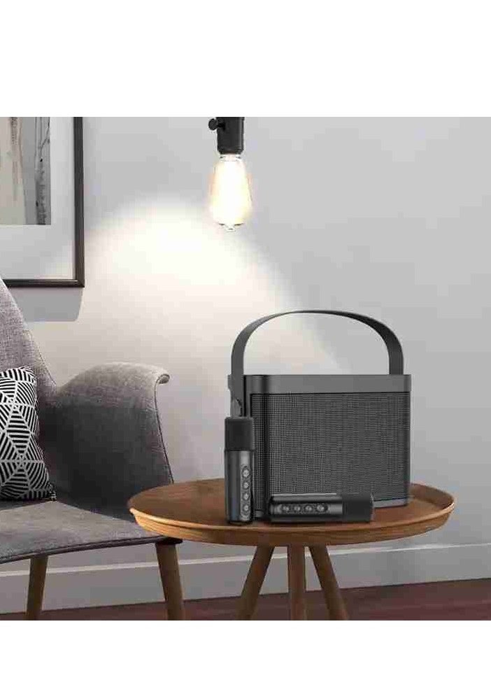 JAJEEK YS-219 Karaoke Machine with 2 Wireless Microphones – 60W Portable Bluetooth Speaker, High-Quality Sound for Karaoke, Parties, Meetings, and Events – Black - Image 4