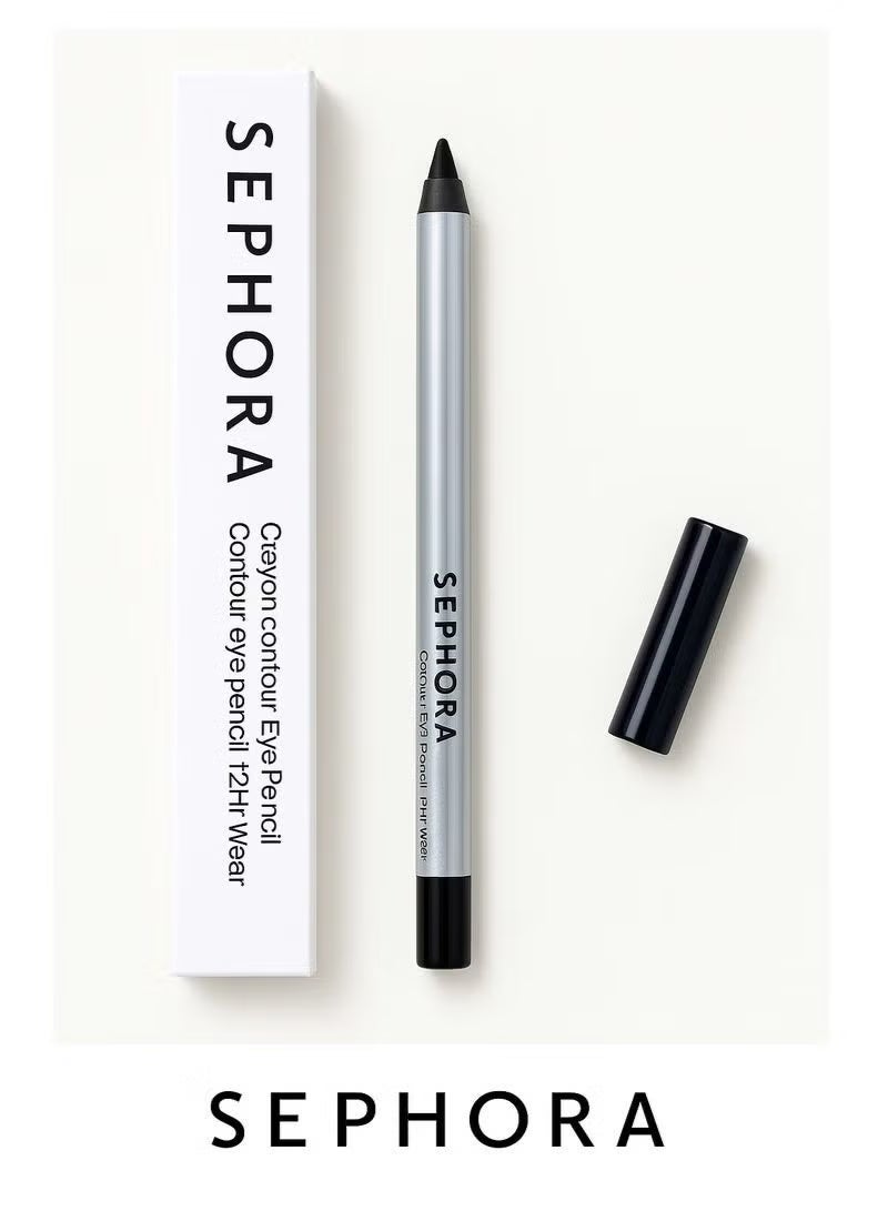 سيفورا قلم تحديد العيون سيفورا كونتور – مقاوم للماء يدوم حتى 12 ساعة، لون أسود فاحم لمظهر جذاب