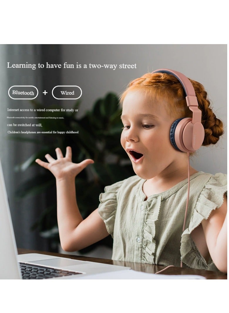 Children's Bluetooth HeadphonesBluetooth Earbuds EarmuffsWireless HeadphonesChildren's HeadphonesSoft Earmuffs&Specially Designed for Kids Lightweight and Long Wear (Blue)  - Image 3