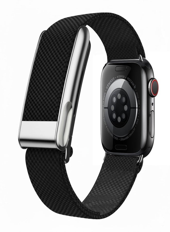 فيتسنت سوار معصم بديل فائق النعومة متوافق مع سوار Whoop 5.0 وساعة Apple Watch، سوار معصم متوافق مع ساعة Apple Watch 44/45/46/49 مم وساعة Whoop MG (MG) - Image 4