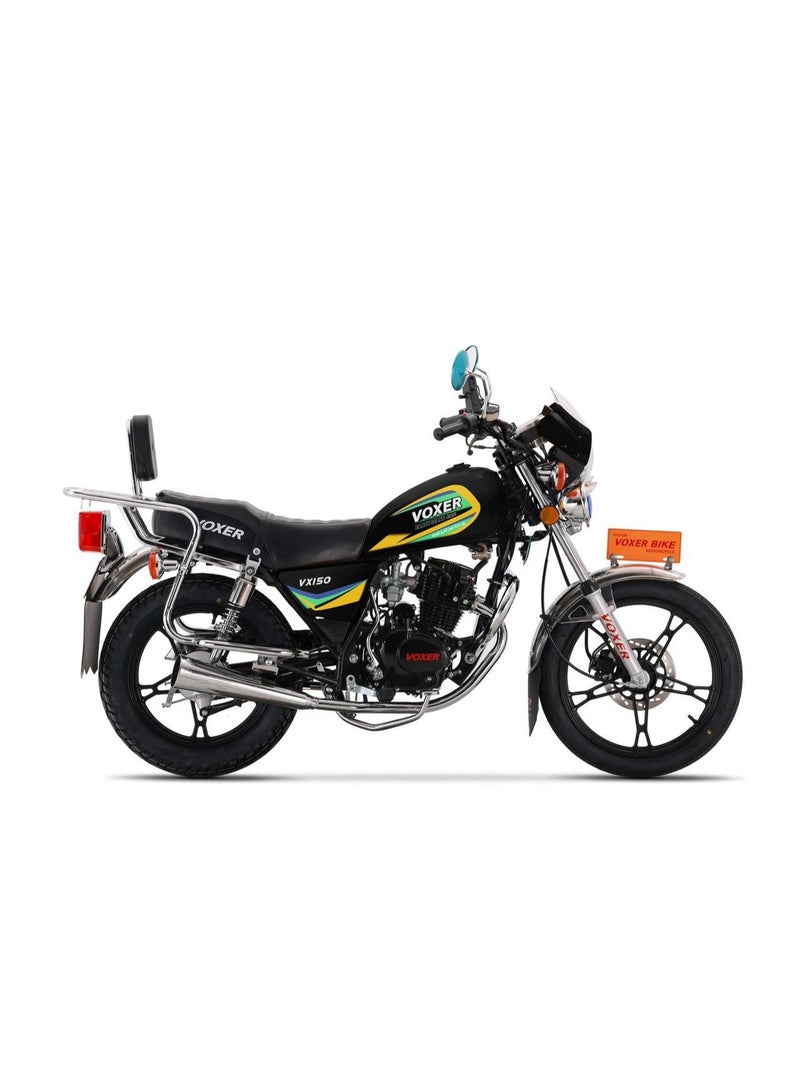 فوكسر دراجة النارية الزلزال هي من نوع فوكسر موديل VX150 لون اسود - Image 1