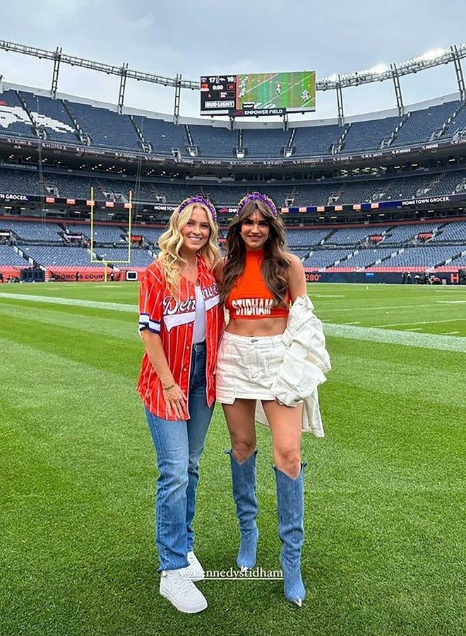 PHALIN Game Day Headband for Women Baseball Football Headband Jeweled Rhinestone Sport Knotted Headbands Sports Fans Football Mom Accessories Game Day Outfit Accessory - Image 3