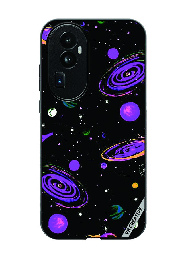 Protective Case Cover For Oppo Reno 10 Pro Plus Astranaut3 Design Multicolour