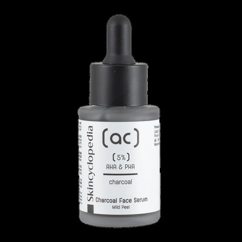 Skincyclopedia Skincyclopedia Face Serum Charcoal With 5% AHA + PHA Complex 30ml