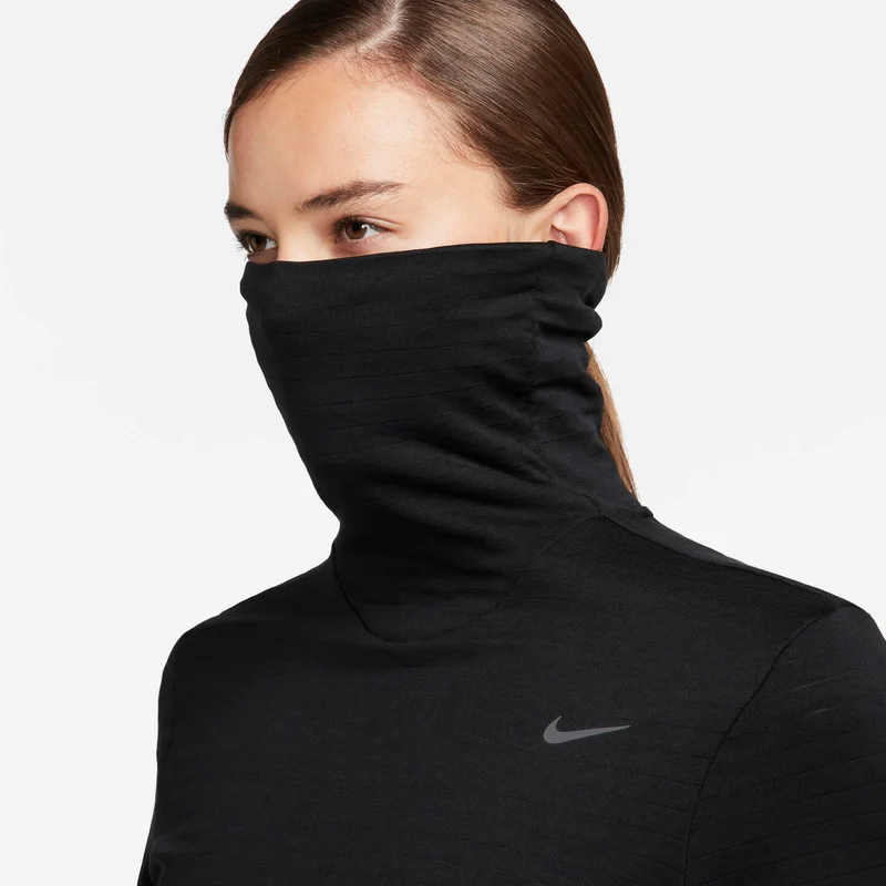 Nike Black Women's Therma-FIT Swift Element Running Top for Women | Best Price UAE