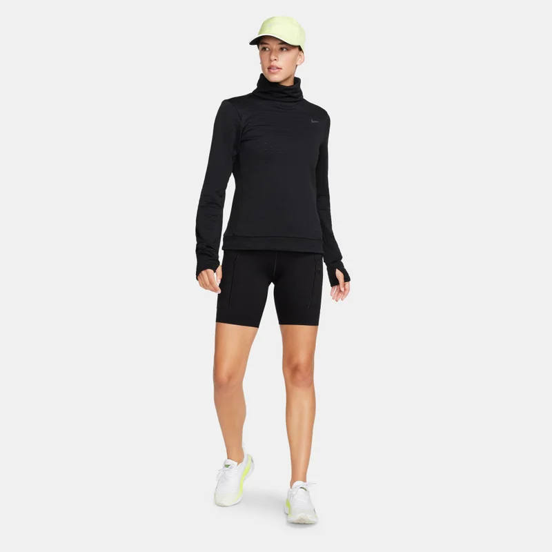 Nike Black Women's Therma-FIT Swift Element Running Top for Women | Best Price UAE