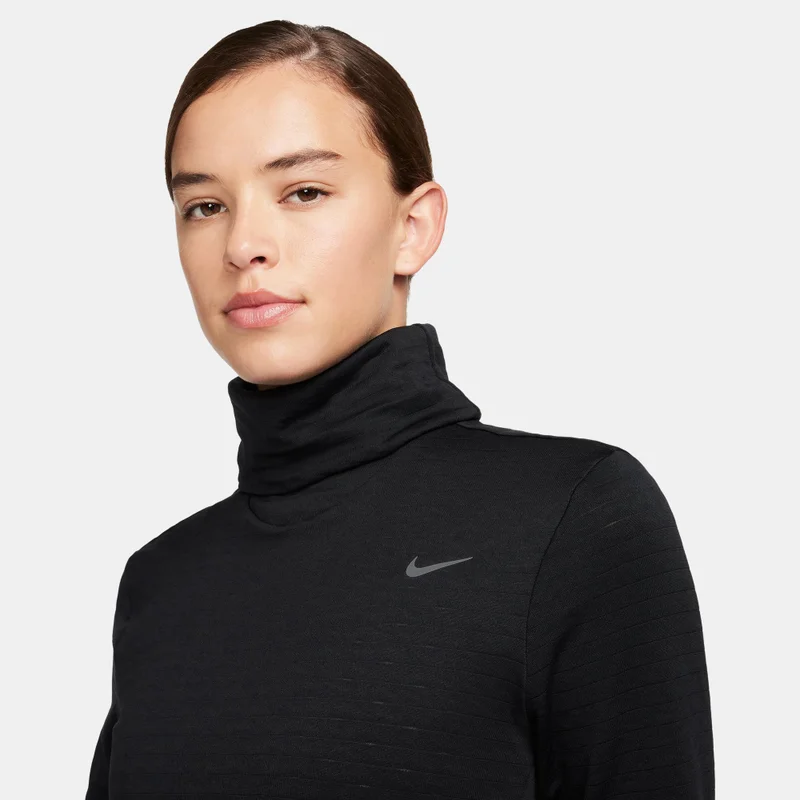 Nike Black Women's Therma-FIT Swift Element Running Top for Women | Best Price UAE