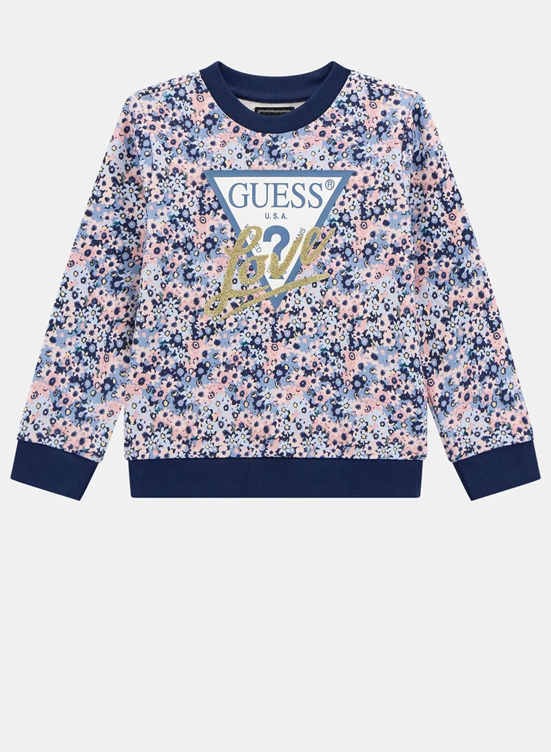 GUESS Kids Crew Neck Sweatshirt