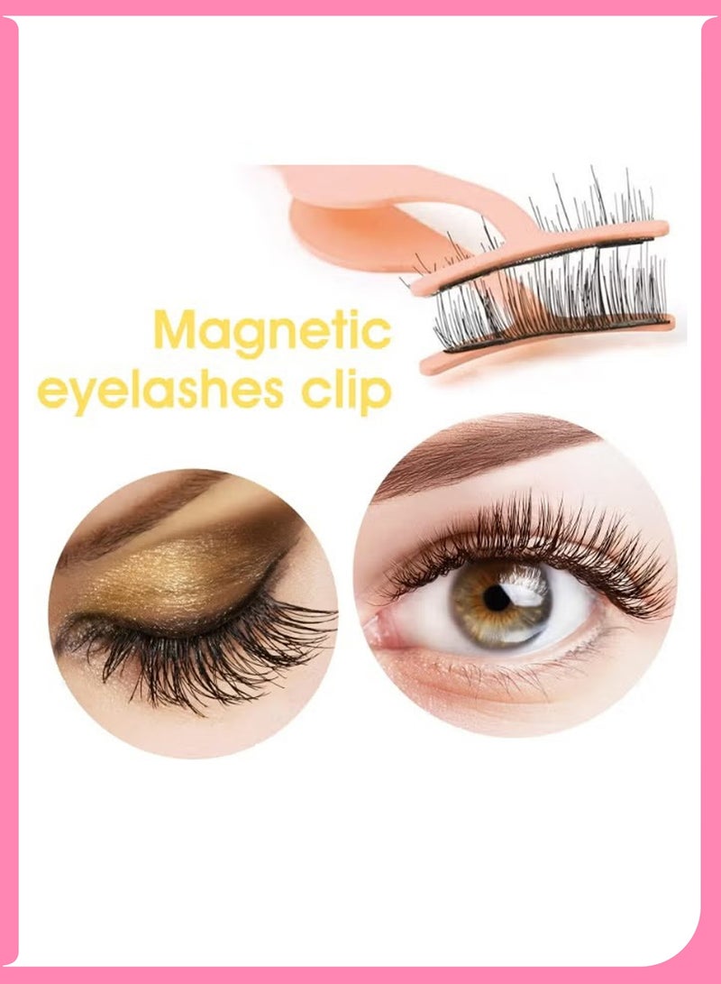 لوميا مشبك إزالة الرموش متعدد الوظائف، أداة وضع الرموش الصناعية، قبضة مريحة وسهلة للمبتدئين والمحترفين (ذهبي) - Image 2