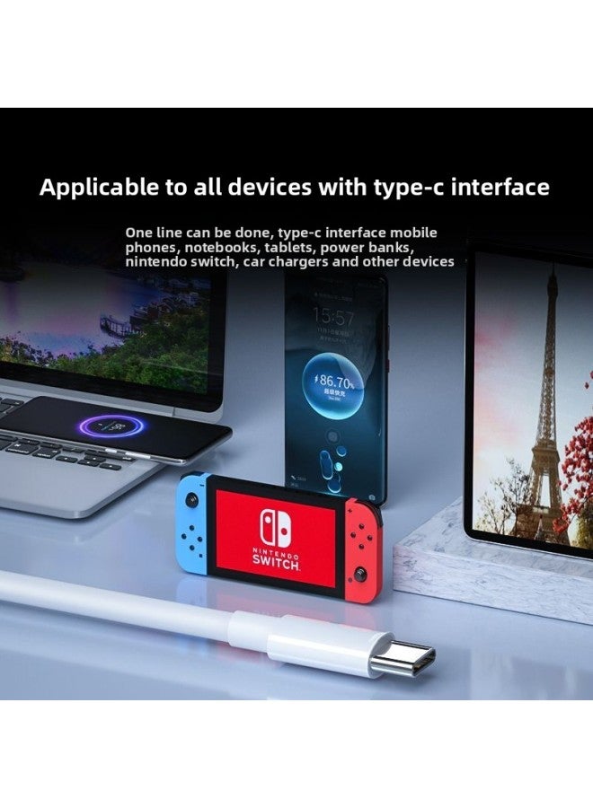Double-head Typec Data Cable PD Car Fast Charging Wire 240W For Huawei For Xiaomi Notebook Computer C-c Long-Color:240w 【double-head Type-c】- 1m 【one Pack】  - Image 4