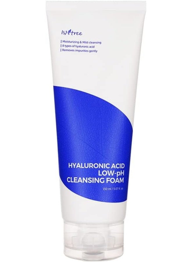 IsNtree IsNtree Hyaluronic Acid Low-Ph Cleansing Foam 150ml 5.07 fl.oz | Moisturizing & Mild cleansing | 8 types of hyaluronic acid | Helps to remove impurities gently  - Image 1