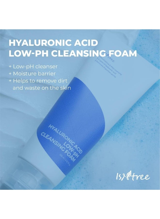 IsNtree IsNtree Hyaluronic Acid Low-Ph Cleansing Foam 150ml 5.07 fl.oz | Moisturizing & Mild cleansing | 8 types of hyaluronic acid | Helps to remove impurities gently  - Image 2