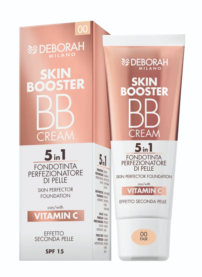 DEBORAH MILANO Deborah Skin Booster BB Cream 5 In 1 Skin Perfector Foundation 00 - Fair