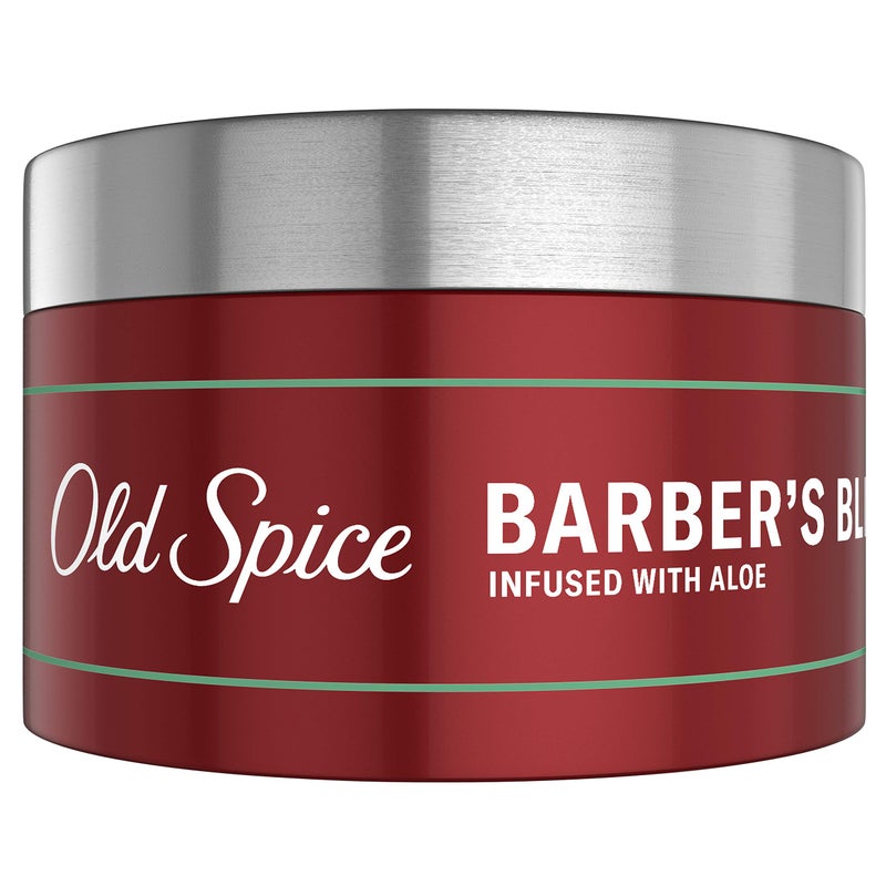 Old Spice Hair Styling Cream for Men, Low-Medium Hold/Low Shine, Barber's Blend Infused with Aloe, 3 Ounce - Image 3