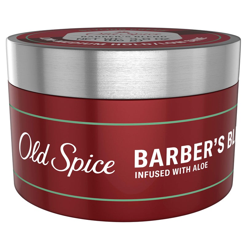 Old Spice Hair Styling Cream for Men, Low-Medium Hold/Low Shine, Barber's Blend Infused with Aloe, 3 Ounce - Image 4