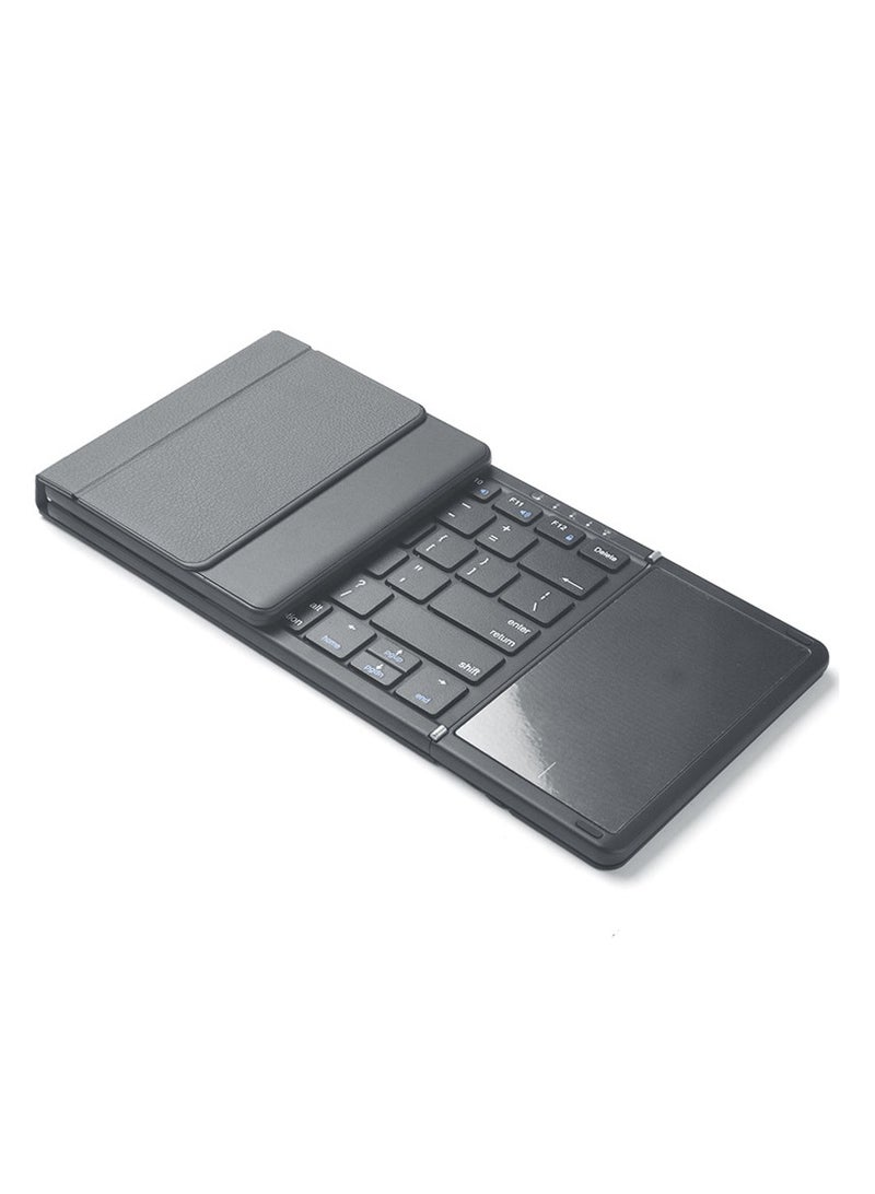 General New B099T Triple Folding Portable Wireless Mini Touch Keyboard Bluetooth Touch IOS Portable Mobile Phone Tablet  - Image 1