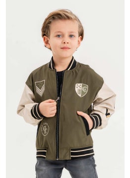 Gold Class Kidswear Gold Class Embroidered Double Pocket Waterproof College Boys Jacket  - Image 1