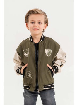 Gold Class Kidswear Gold Class Embroidered Double Pocket Waterproof College Boys Jacket  - Image 2
