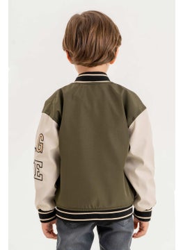 Gold Class Kidswear Gold Class Embroidered Double Pocket Waterproof College Boys Jacket  - Image 5