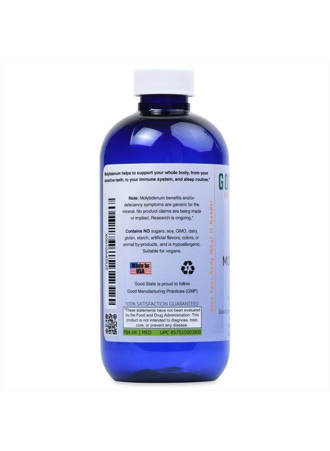 Good State Liquid Ionic Molybdenum (96 servings at 2 mg elemental, plus 2 mg fulvic acid - 8 fl oz) - Image 3