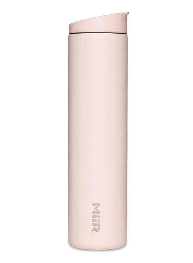 مير كوب MiiR Flip Traveler سعة 16 أونصة - معزول بتفريغ الهواء بجدار مزدوج مع غطاء قلاب مانع للتسرب، مصنوع من الفولاذ المقاوم للصدأ الخالي من مادة BPA، كوب معزول للمشروبات الساخنة أو الباردة - Image 1