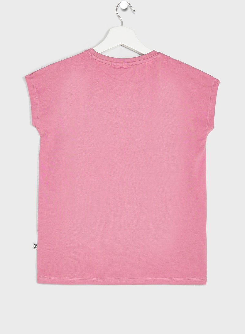 Hummel Kids Doce Logo T-Shirt - Image 2