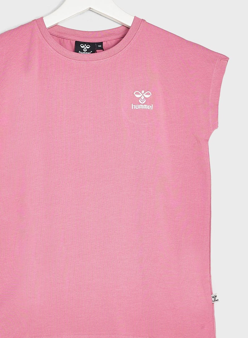 Hummel Kids Doce Logo T-Shirt - Image 3