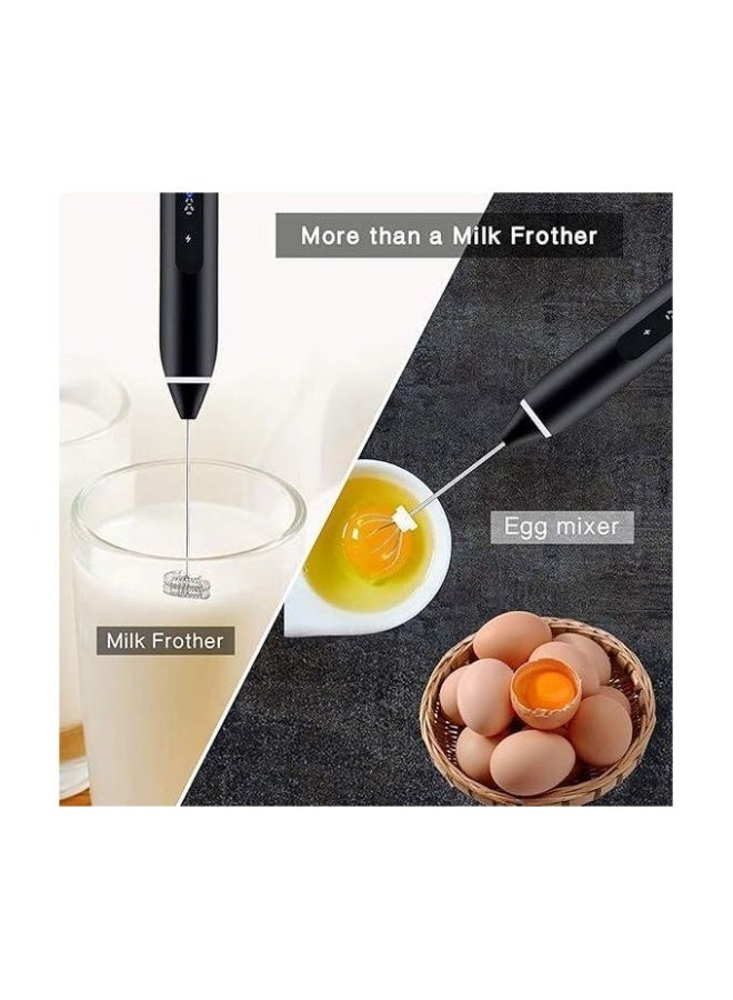 Electric Rechargeable Nescafe Frother & Egg Beater USB – Dual Stainless Steel Whisks – 3 Speed Settings - Image 1