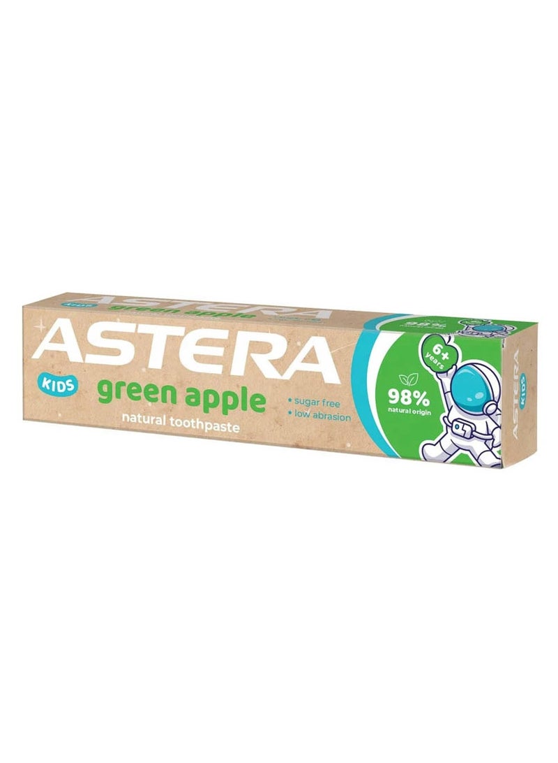 Astera Natural Kids Toothpaste Green Apple