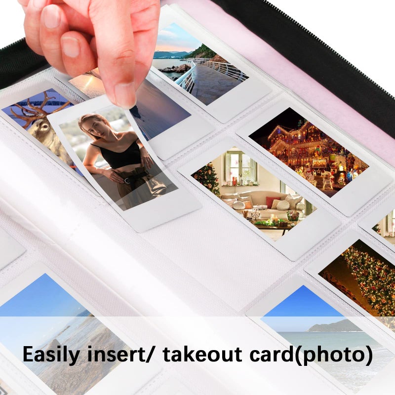 Ruibytree 540 Pockets Photo Album Book for Fujifilm Instax Mini 12 11 9 99 90 8+8 7+ 50s 40 25 26 EVO Instant Camera  Polaroid Snap/Snap Touch/PIC-300P/Z2300/ SocialMatic Zip Instant Printer (Pink) - Image 4