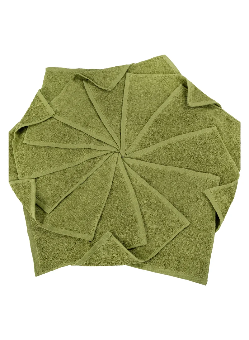 Bliss Casa Bliss Casa 100% Combed Cotton Washcloths (12 Pack, 30 x 30 CM) - 500 GSM Washcloth, Face towel Set Highly Absorbent Quick Dry and Soft Towels