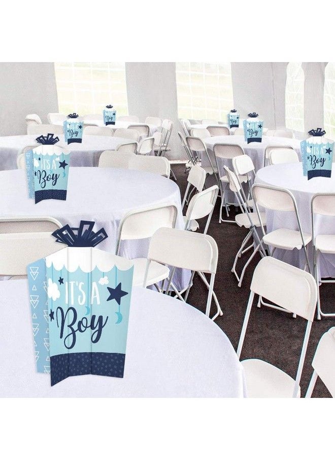 Big Dot of Happiness It’S A Boy Table Decorations Blue Baby Shower Fold And Flare Centerpieces 10 Count  - Image 5