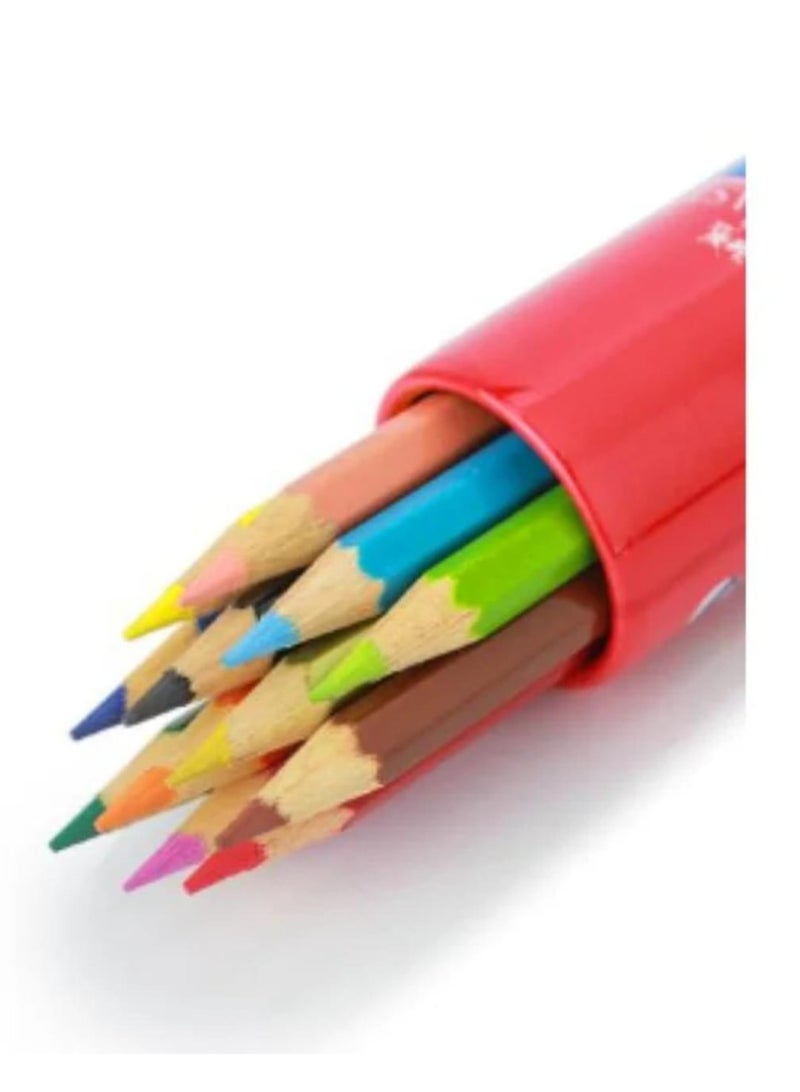 12-Piece Colour Pencils Set Multicolour