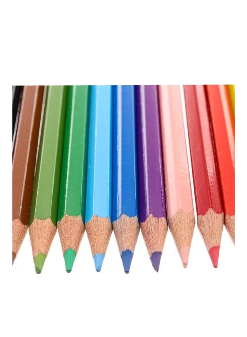12-Piece Colour Pencils Set Multicolour
