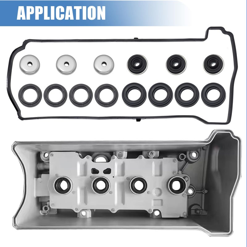 Sorello Engine Cylinder Valve Cover Gasket Set Compatible with Acura CSX RDX RSX TSX for Honda Accord Civic CR-V Element - Replace VS50614R ES73071 - Image 2