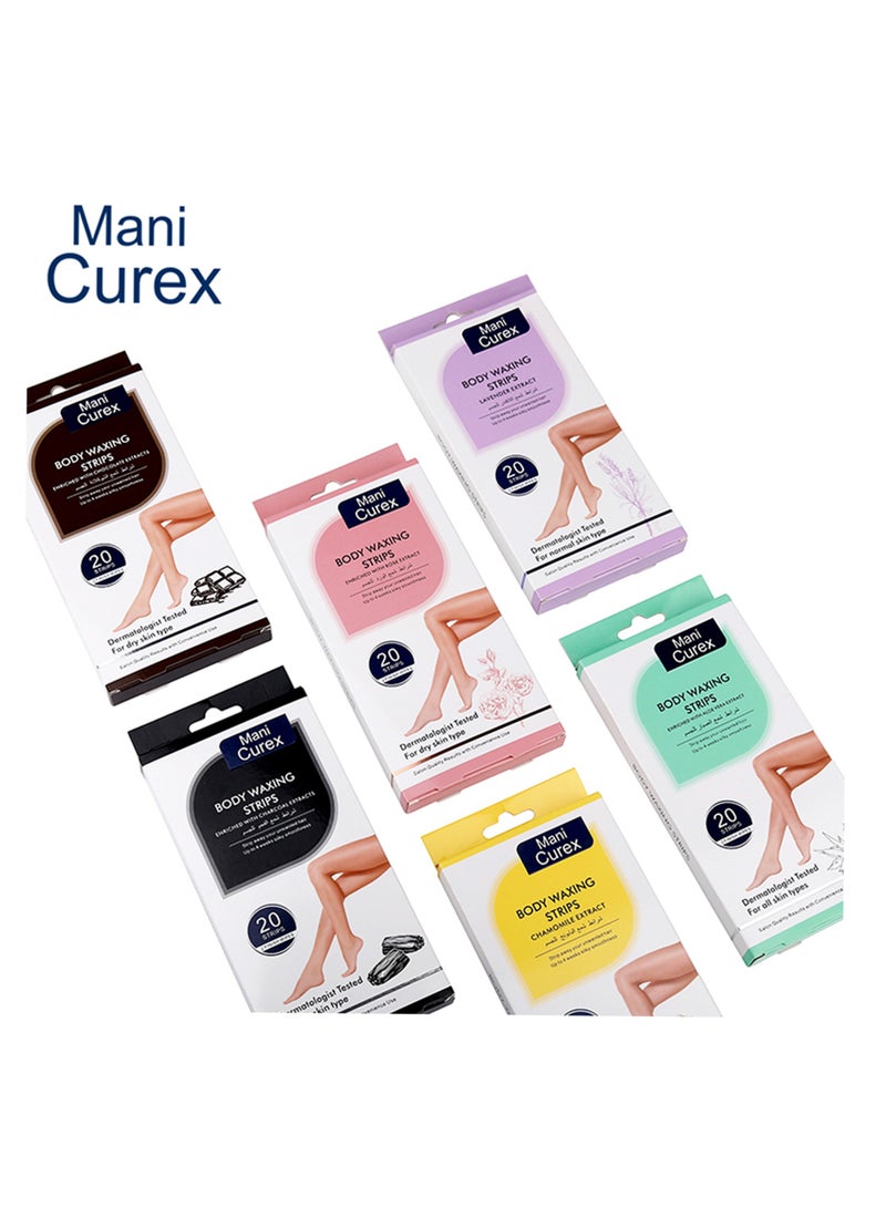 Mani Curex Wax Strips For Hair Removal, Double Sides Waxing Strips With Chamomile  Gentle And Soothing At Home Waxing Kit For Face Legs Arms Underarm Body Wax Strips Hair Removal For Men & Women - Image 4