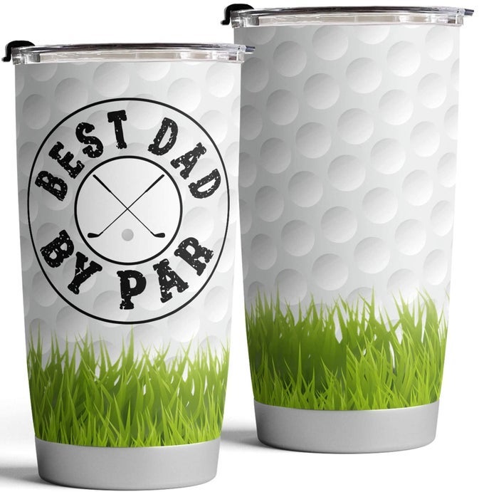 GOLF GIFTS FOR DAD 20 OZ STAINLESS STEEL TUMBLER FATHERS DAY BIRTHDAY FROM DAUGHTER SON CUP BIRTHDAY FUNNY GOLF DAD