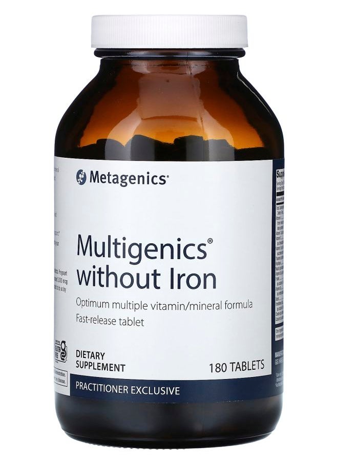Metagenics - Multigenics without Iron 180 Tablets - Image 1