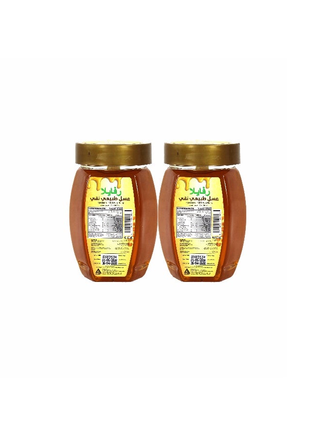 Rafaella Natural Honey Hexa Jar, 2x250g | Premium Quality | 100% Pure Honey | No Added Sugar or Preservatives - Image 2