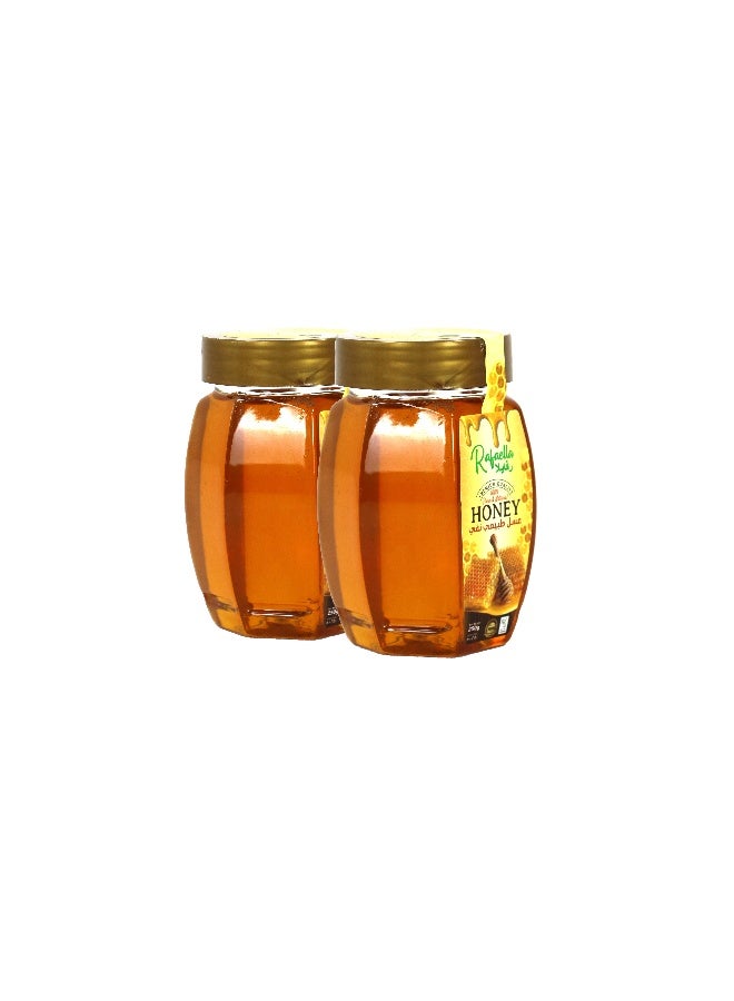 Rafaella Natural Honey Hexa Jar, 2x250g | Premium Quality | 100% Pure Honey | No Added Sugar or Preservatives - Image 3