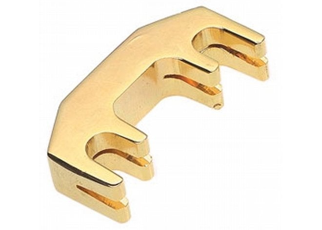 Musical String VIOLIN METAL MUTE MADE WITH BRASS WITH GOLDEN COATING, HIGH MUTING PART - Image 2