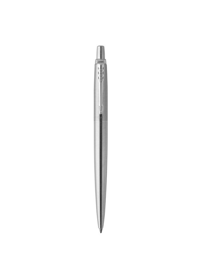 PARKER Jotter Ballpoint Pen Stainless Steel With Chrome Trim Medium Point Blue Ink Gift Box Great For Stocking Stuffer Teacher Gifts And Gifts For College Students - Image 2