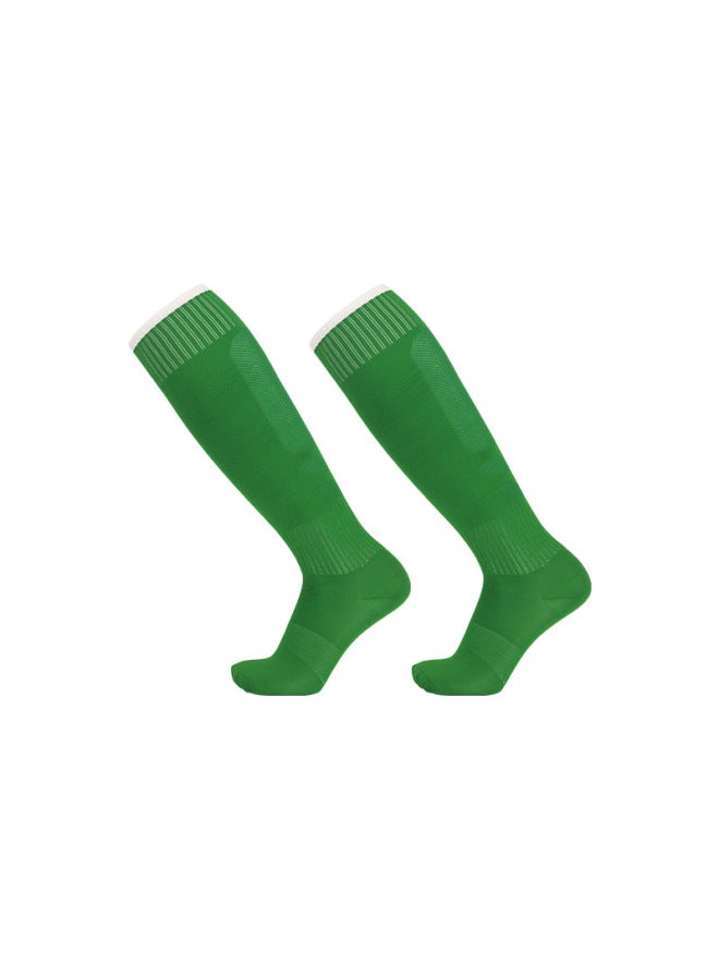 Summer Thin Adult High-Tube Football Socks, Non-Slip Training Long Socks, Professional Children's Over-the-Knee Sports Socks
