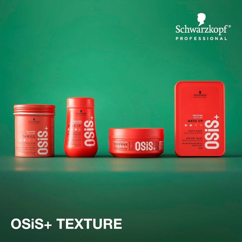 OSiS+ Thrill Texture Fiber Styling Gum for Hair, 3.38 Oz â€“ Medium Hold Flexible Style, Tames Flyaways â€“ Bendable, Moldable Texturizing Styling Gum for Style Separation and Shine - Image 3
