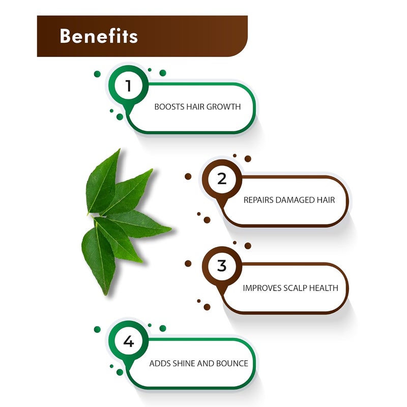 H&C HERBAL INGREDIENTS EXPERT مسحوق أوراق الكاري الطبيعية HC 227 جرام للأكل والشرب لنمو شعر طويل وقوي ولامع وإدارة السكري والكوليسترول والمعروف أيضًا باسم كادي باتا مورايا كوينجيي أوراق النيم الحلوة كاريفيبكو كاربيفيو - Image 5