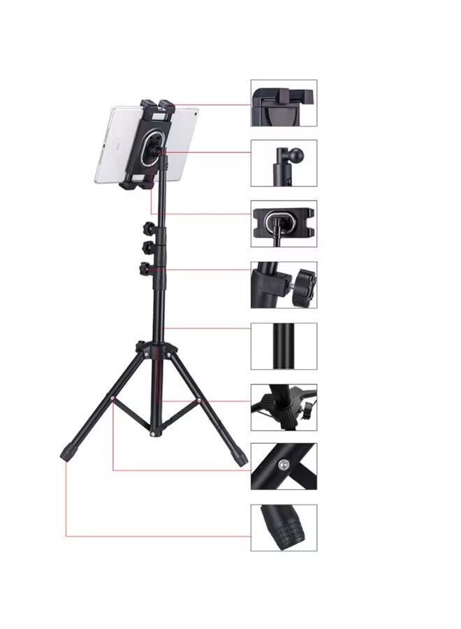 Adjustable Tripod Floor Stand Base Holder Black - Image 3