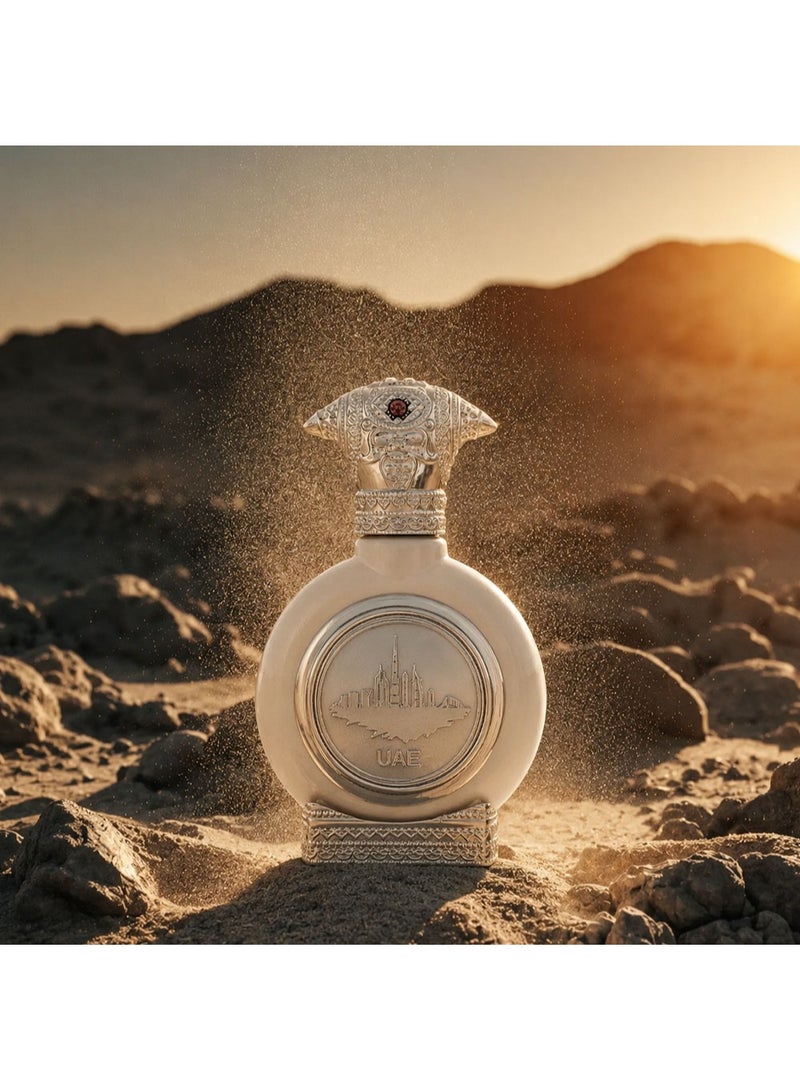 Taif Al Emarat UAE Silver Eau de Parfum 75ml, Unisex Arabic Perfume, Long Lasting Cambodian Oud Fragrance - Image 4