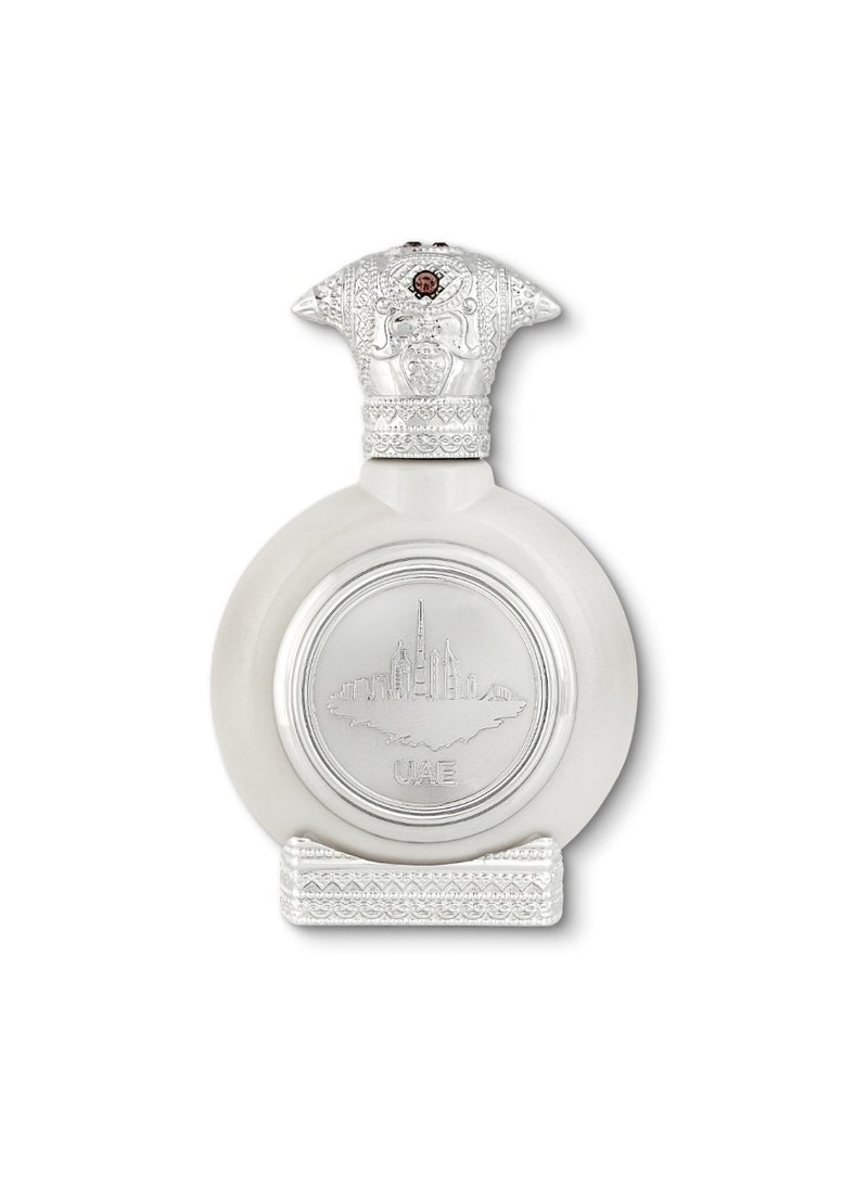 Taif Al Emarat UAE Silver Eau de Parfum 75ml, Unisex Arabic Perfume, Long Lasting Cambodian Oud Fragrance - Image 1