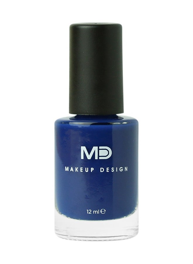 MD MAKE UP DESIGN MD European Nail Polish ROYAL, Dark Blue 227, 12 ml 