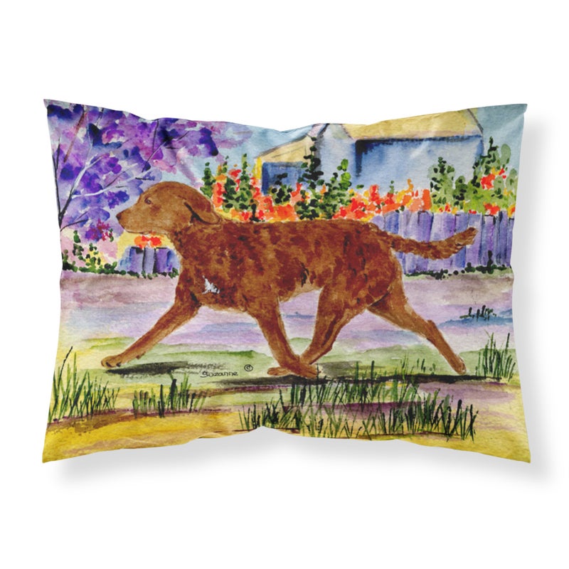 ""Caroline's Treasures SS8435PILLOWCASE Chesapeake Bay Retriever نسيج ممتص للرطوبة غطاء وسادة قياسي كبير متعدد الألوان""